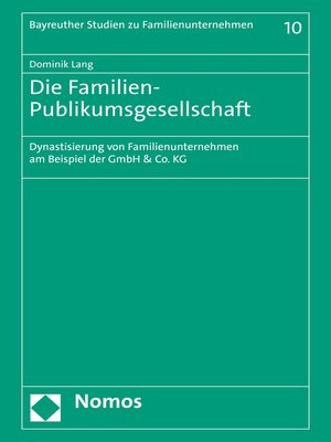 cover image of Die Familien-Publikumsgesellschaft